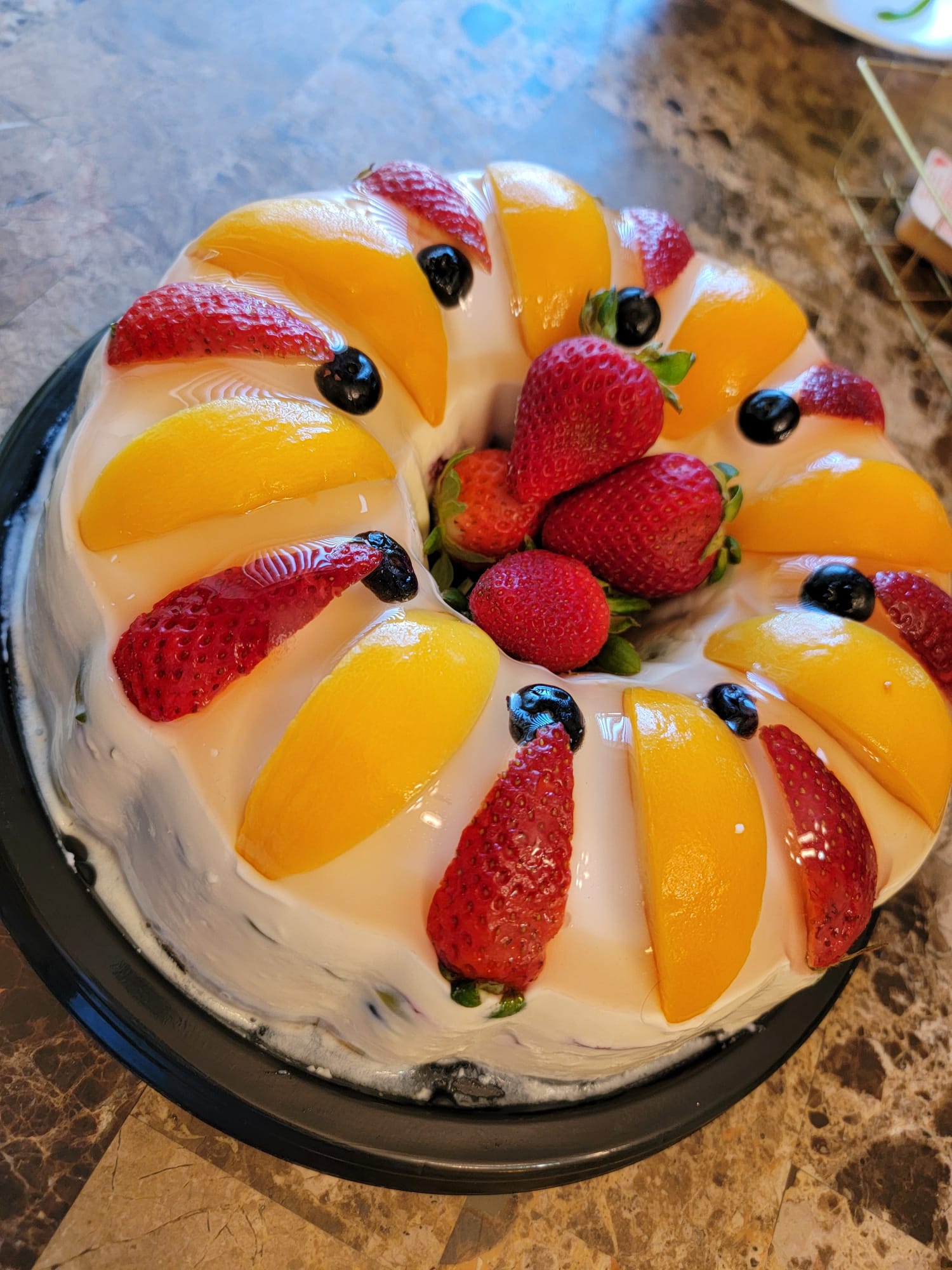Strawberry Cloud Cake